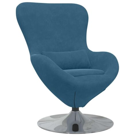 Fauteuil relax  Fauteuil œuf Bleu Velours