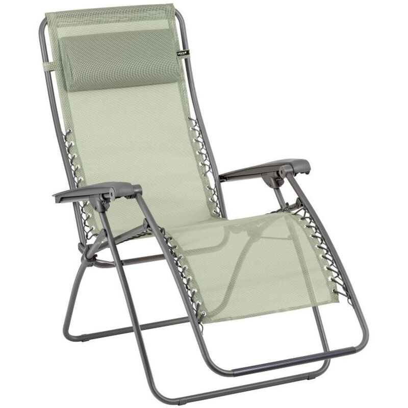 Lafuma Mobilier - Fauteuil Relax Jardin - Chaise Longue Zéro Gravité - Rsxa - Batyline® Iso - Vert Moss