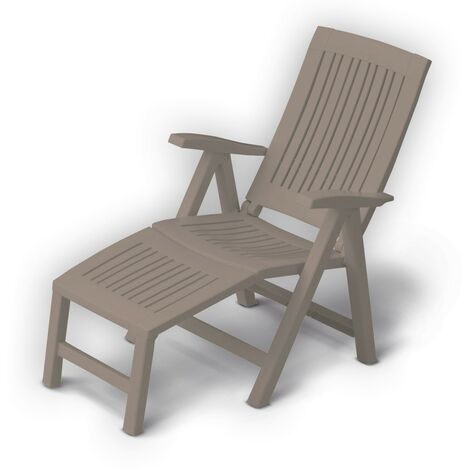 Fauteuil relax Lucrezia Taupe
