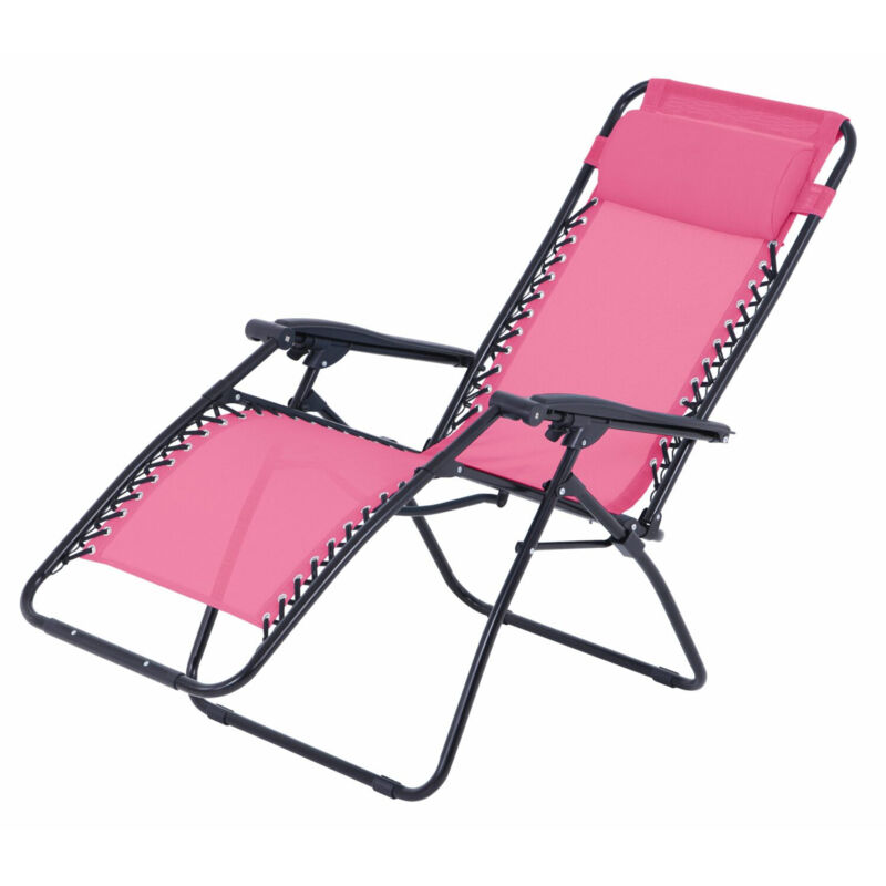 Fauteuil relax multi positions Rose - Structure Pliable