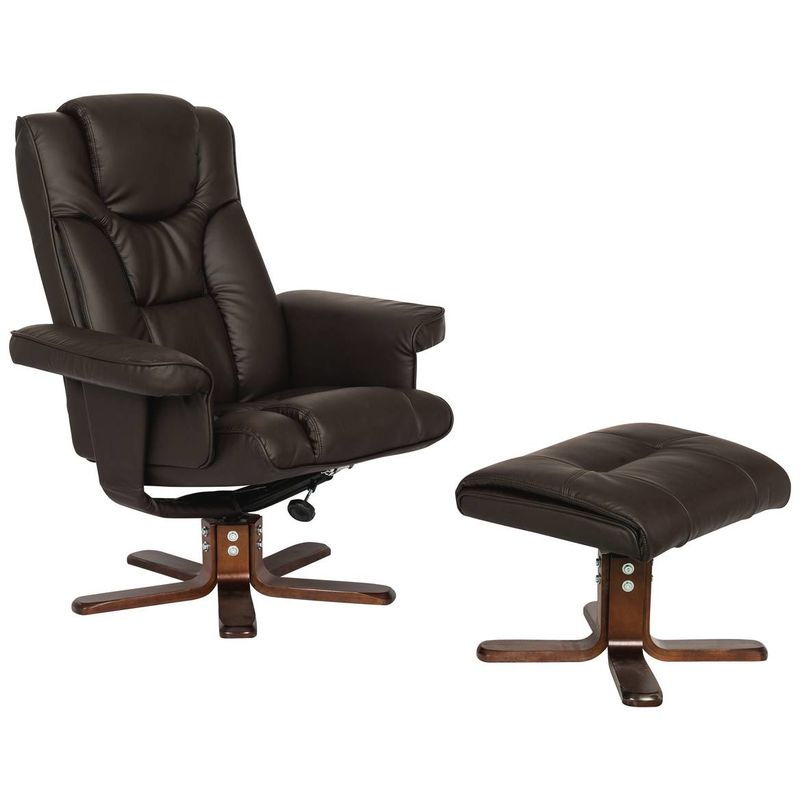 Fauteuil relax + repose-pieds 