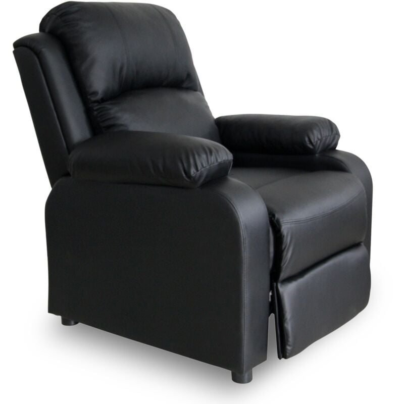 Fauteuil relax Riga Noir
