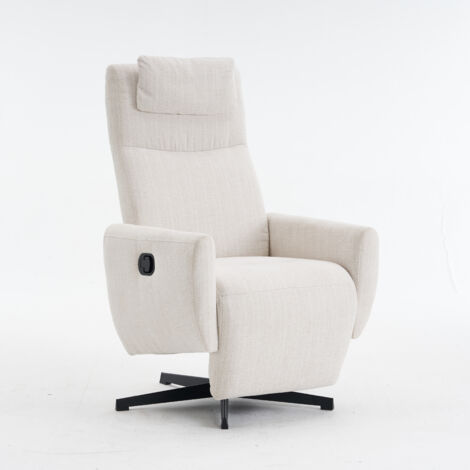 Fauteuil relaxation recliners 67 x 80.5 x 110 cm,moderne,beige
