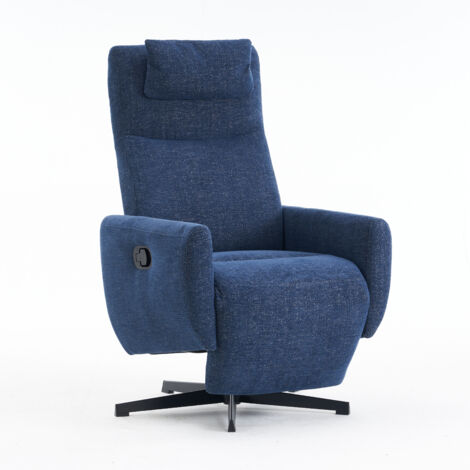 Fauteuil relaxation recliners 67 x 80.5 x 110 cm,moderne,bleu