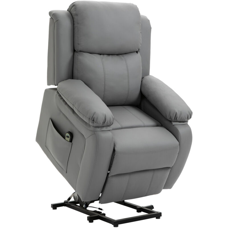 Fauteuil releveur de relaxation melusine gris