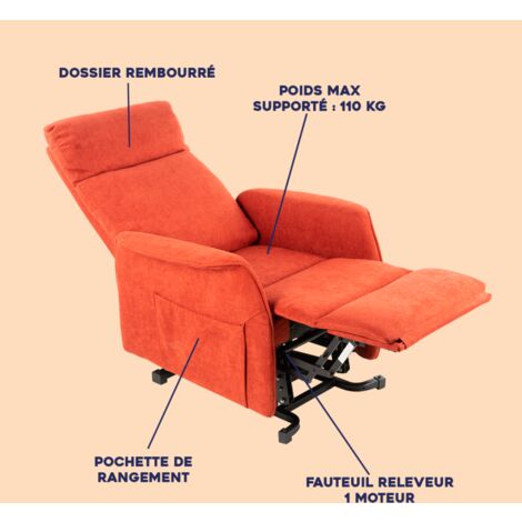 Fauteuil releveur électrique Dahlia - Fauteuil releveur 
