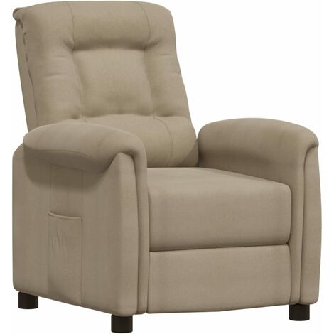 vidaXL Fauteuil Releveur Inclinable Tissu Microfibre Chaise siège Multicolore