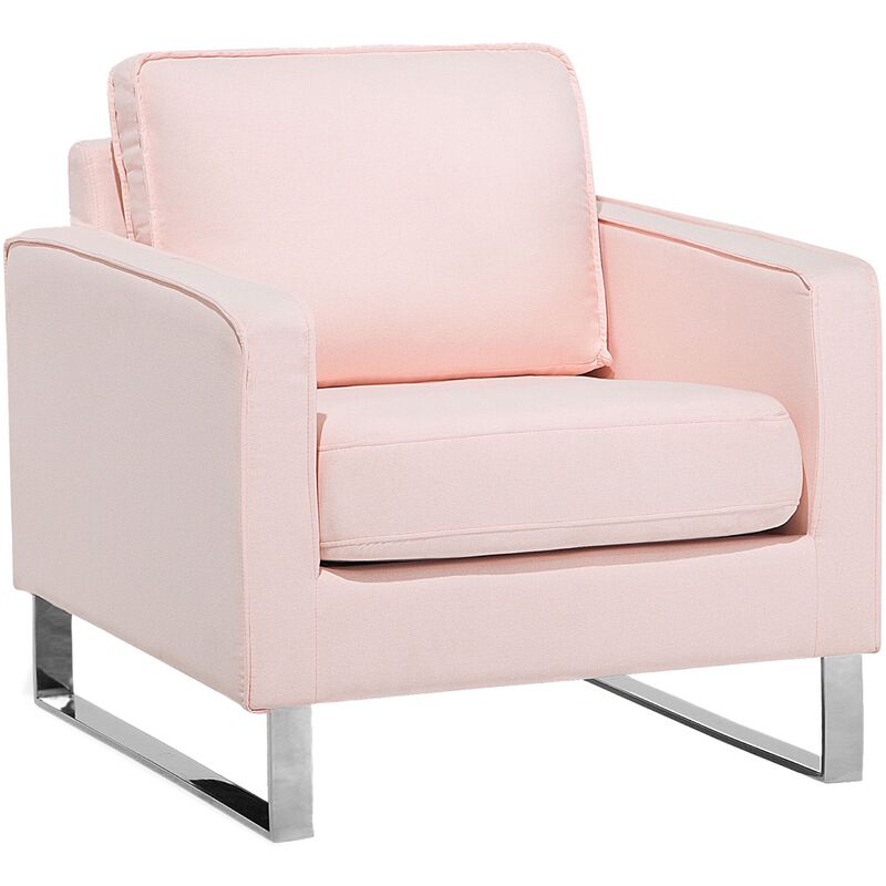 Beliani - Fauteuil rose VIND