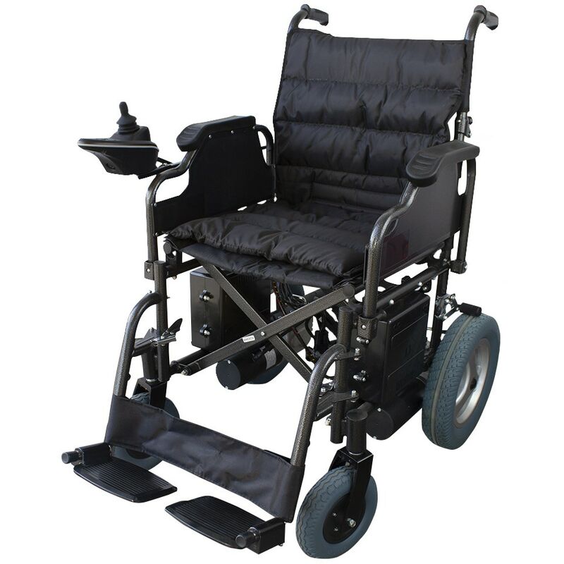fauteuil roulant électrique pliable | Auton. 20 km | Auton. 20 km | Acier | Moteur | 24V | Noir | Cenit | Mobiclinic