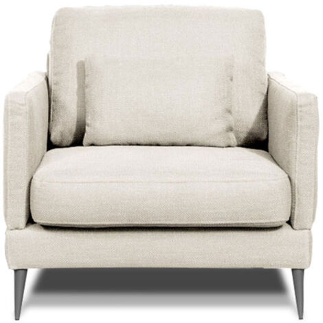 Fauteuil Splendido Tissu Beige - 1 Place