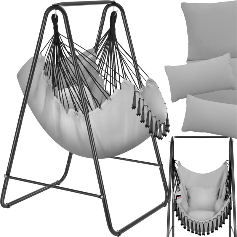 Fauteuil suspendu 3 coussins extra épais