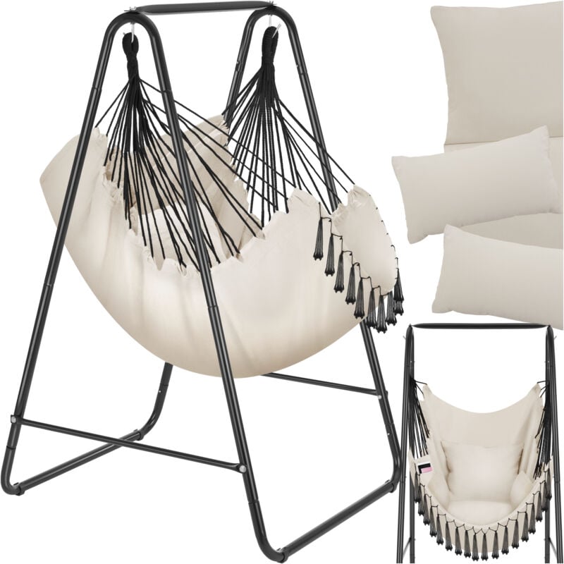 Fauteuil suspendu 3 coussins extra épais