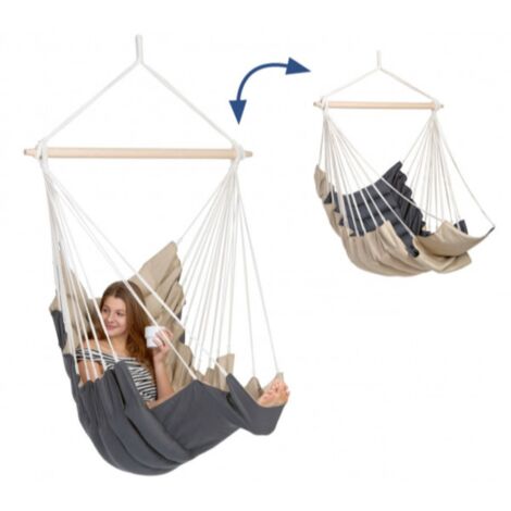 Fauteuil suspendu Amazonas réversible XXL California Sand