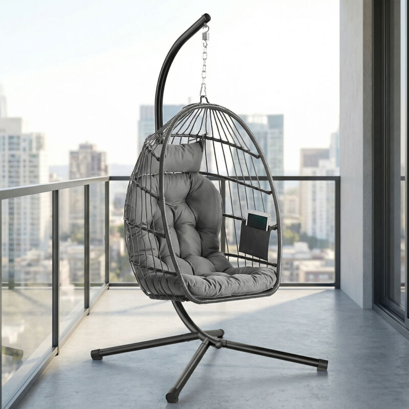 Fauteuil Suspendu Pliable à Hauteur Réglable