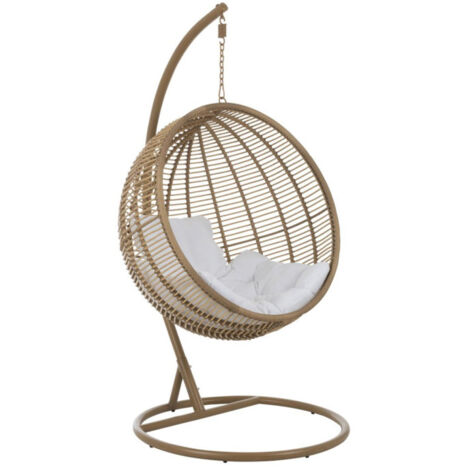 Fauteuil Suspendu Rond "Aciera" 193cm Naturel