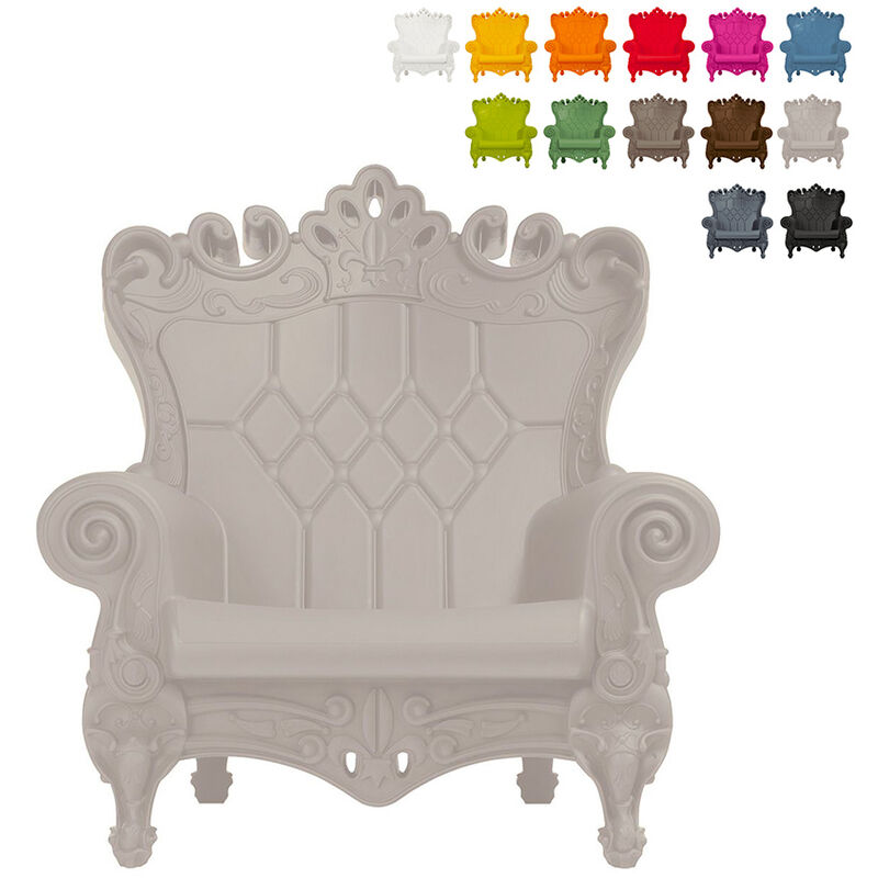Fauteuil trône design moderne slide queen of...