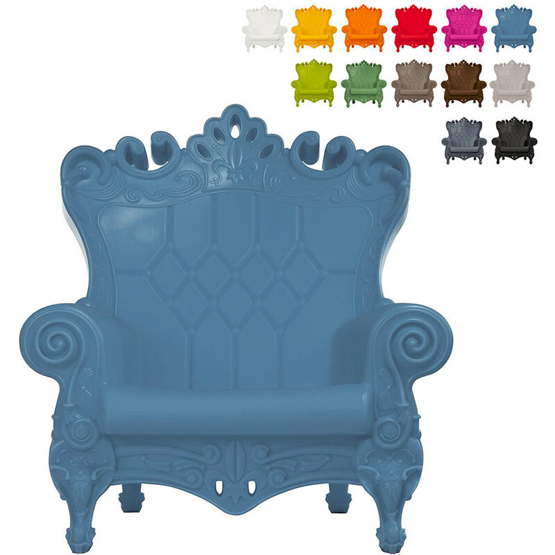 Fauteuil trône design moderne slide queen of...