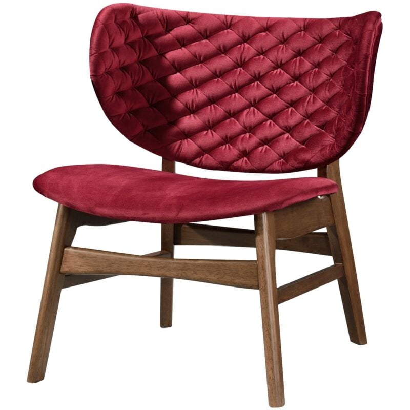 Selsey TURKUL - Fauteuil rembourré - bordeaux