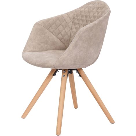 Fauteuils chadwick 110 (lot de 2) - Blanc, beige