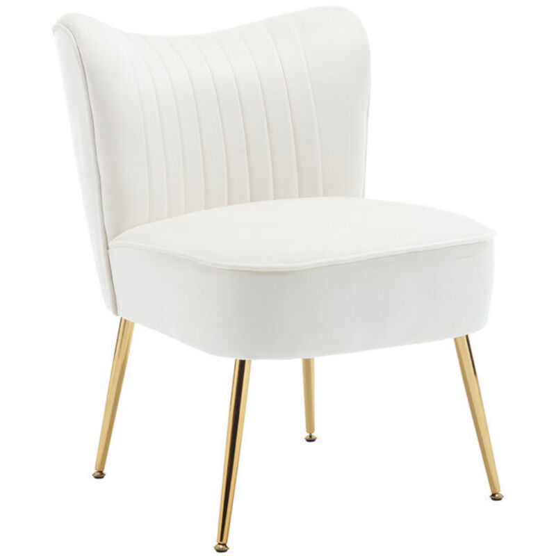 Wahson Office Chairs - Fauteuil Relax, Fauteuil Confortable Fauteuil Scandinave avec Siège Épais Fauteuils Rembourrée pour Salon et Chambre, Velours,