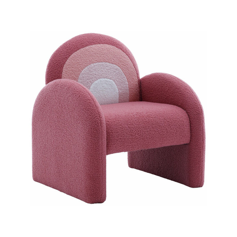 Wahson Office Chairs - Fauteuils pour Enfants Fauteuil Mignon Enfant 1 Place Fauteuil Enfant avec Assise Épais Fauteuil Club Enfant pour Salon, Rose