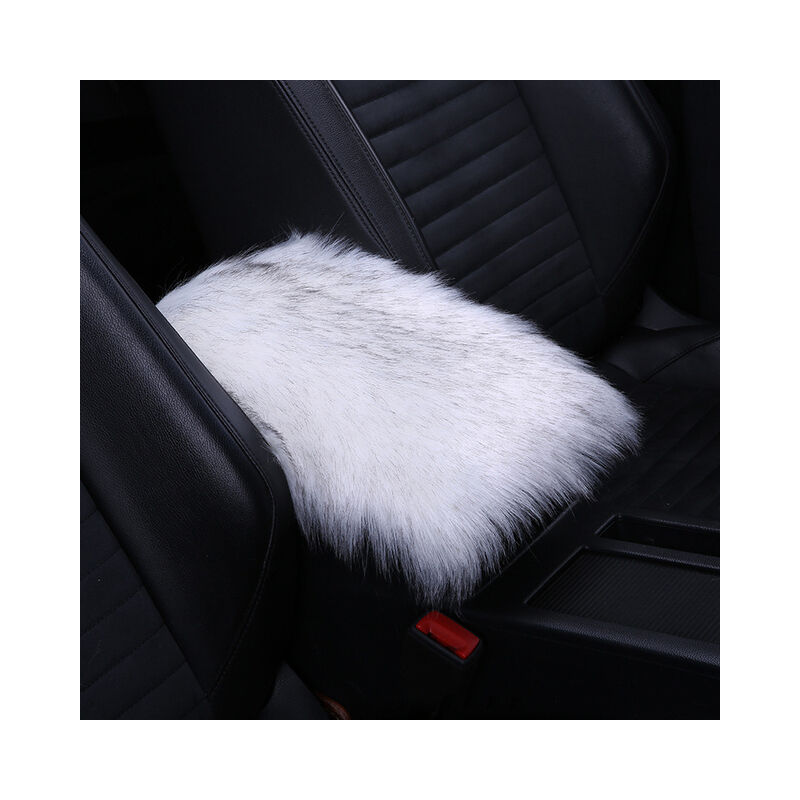 Faux Fur Car Plush Armrest Cover Auto Center Arm