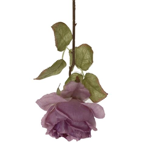 Faux Rose Rose Artificielle Purple Faux Rose Centrepiece Bouquet Mariage Décoration Table Chambre Plastique 20cm Une Rose