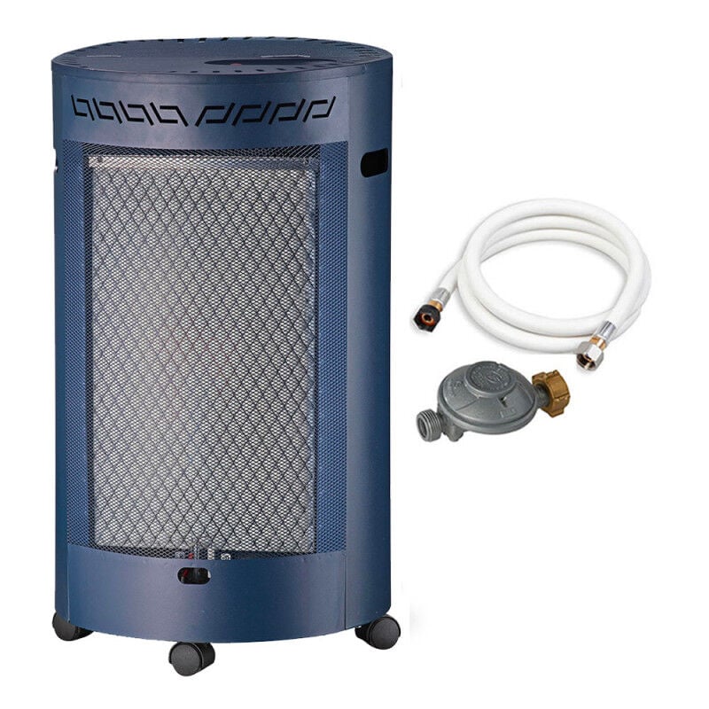 Favex - Chauffage d'appoint à gaz Ektor Catalyse - Prêt à l'emploi livré avec Tuyau et détendeur - Intérieur - Brûleur Céramique Catalyse - 2