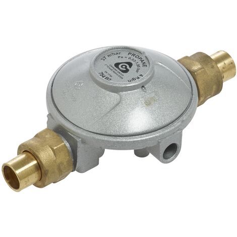 Favex – Détendeur gaz basse pression propane 4kg/h 37mbar – Raccords à souder en 12 – Installation artisanale et industrielle