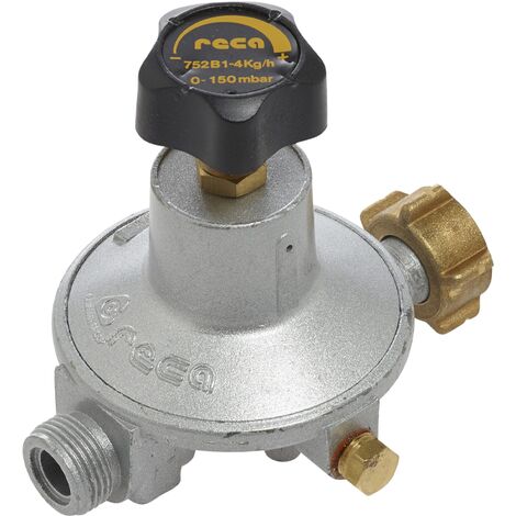 Favex – Détendeur gaz basse pression réglable propane 0-150 mbar – Débit 4 kg/h – Pour chauffage par radiants infrarouges – Sortie mâle 20x150 - M20x150