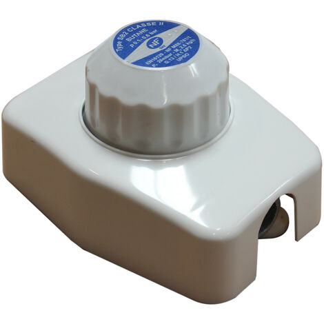 Favex – Détendeur gaz Butane NF basse pression 2,6 kg/h – Pression 28 mb – Soudure 12 – Système de sécurité intégré