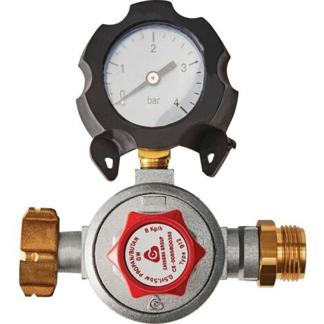 Favex – Détendeur haute pression propane 8kg/h 0 à 1,5 bar – Écrou bouteille M20x150 – Applications industrielles et agricoles
