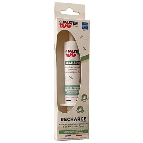 Favex – Gel attractif moustiques 3 mois – Recharge pratique pour Hexa Trap – Protection efficace sans produits chimiques nocifs