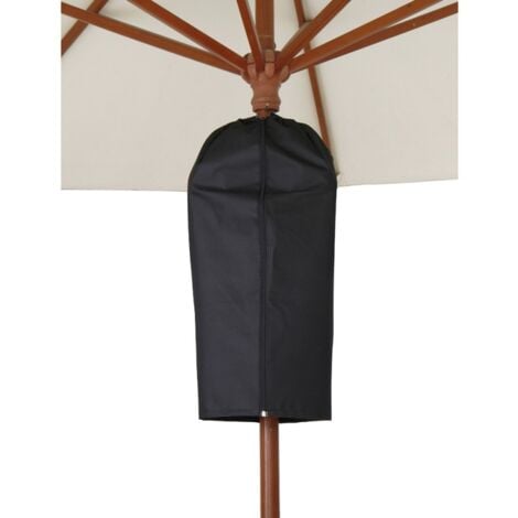 Favex - Housse parasol électrique Bari 3 Têtes - Protection UV - Anti-Vieillissement - Noir - 50 cm haut.
