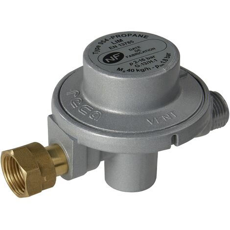 Favex – Limiteur de pression propane 40 kg/h – Pression de sortie 1,75 bar – Raccord écrou 20x150 – Sécurité contre surpression