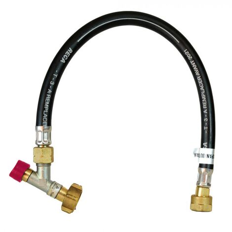 Favex – Lyre anti-arrachement 40cm – Flexible pour camping-car – Sécurité anti-arrachement – Compatible bouteilles propane butane françaises