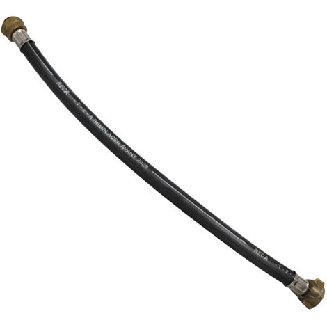 Favex – Lyre souple 40 cm pour caravane – Connexion gaz butane et propane – Pression 20 bars – Écrou bouteille 21,8x1,814