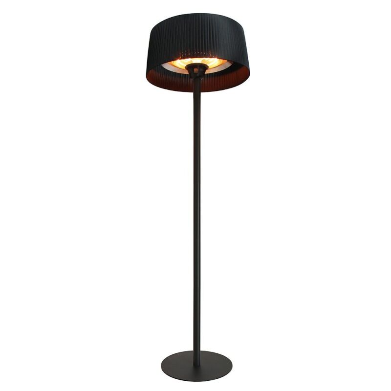 Parasol chauffant de terrasse Favex SIRMIONE Noir &eacute;lectrique