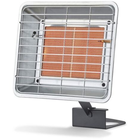 Favex – Radiant de chantier au gaz 3500W – Brûleur céramique infrarouge – 2 puissances – Portée jusqu'à 25 m² – Acier pour extérieur