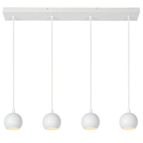 FAVORI Suspension-Blanc-4xGU10
