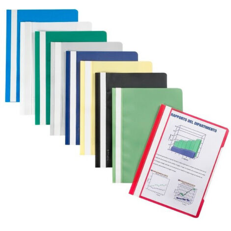 Favorit 100500009 cartellina con fermafoglio Polipropilene (PP) Blu