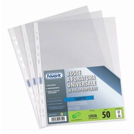 Favorit 400053790 foglio di protezione 300 x 420 (A3) Polipropilene (PP) 10 pz