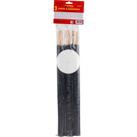 Favorit  Handfackel 3er Pack Pechfackel Wachsfackel Gartenfackel Fackel
