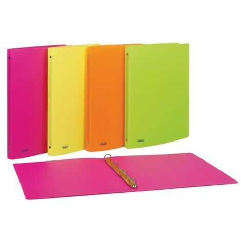 Favorit Neon raccoglitore ad anelli A4 Giallo