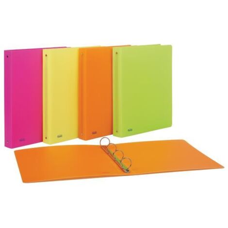 Favorit Neon raccoglitore ad anelli A4 Rosa