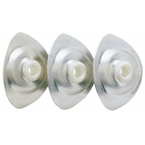 Faynot – Plaquette ovale pour plaque translucide 40 x 28 x 6 mm – Élément de fixation pour gouttière – Matériaux résistants et durables