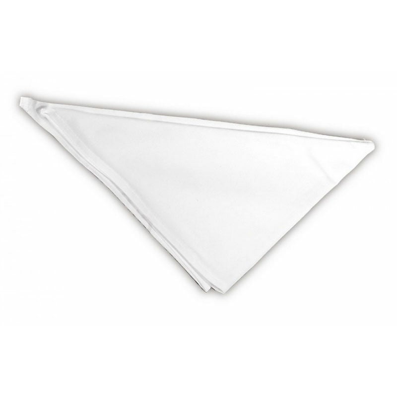Image of Fazzoletto cuoco a triangolo cuoco Giblor's bianco art. 404
