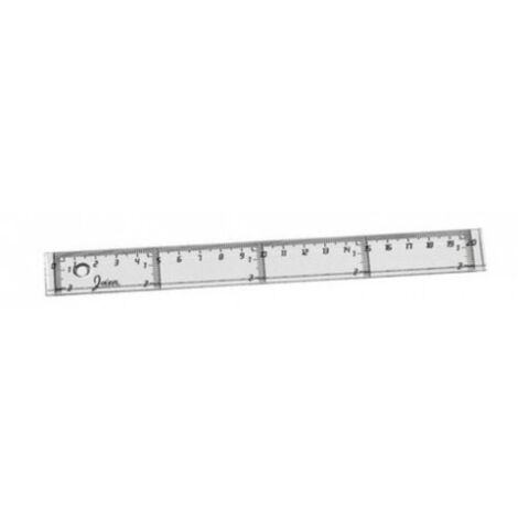 FBO REGLA PLANA TRANSPARENTE 20CM 41120
