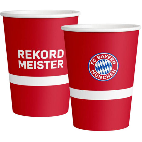 FC Bayern München Pappbecher 500 ml, 6 St.
