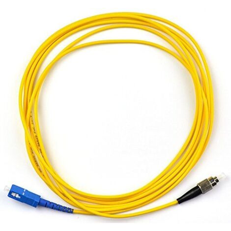 FC SC Singlemode-Glasfaser-Patchkabel FC auf SC Optischer Stecker 3 m